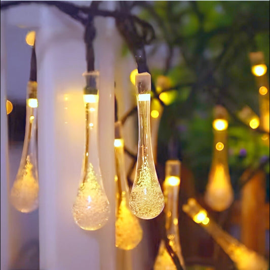 Fairy Water Drop String Ball Light