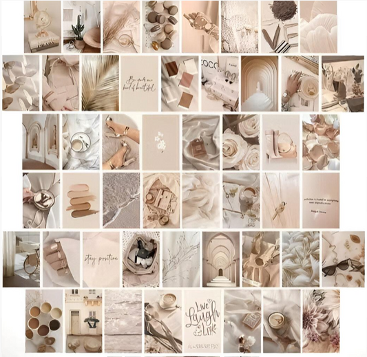 Beige Wall Collage Kit