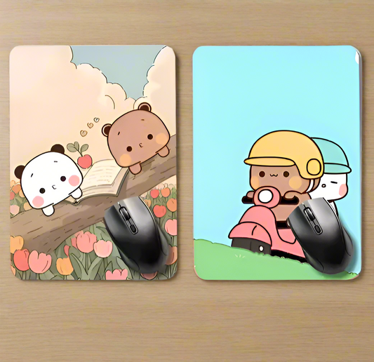 Cute Duo mouse pad set