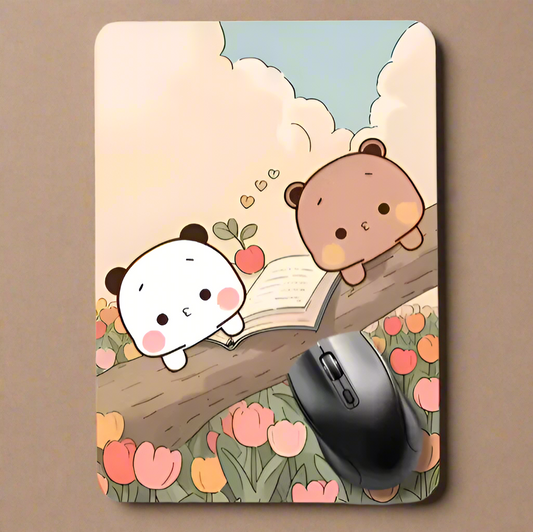 Cute Duo mouse pad set
