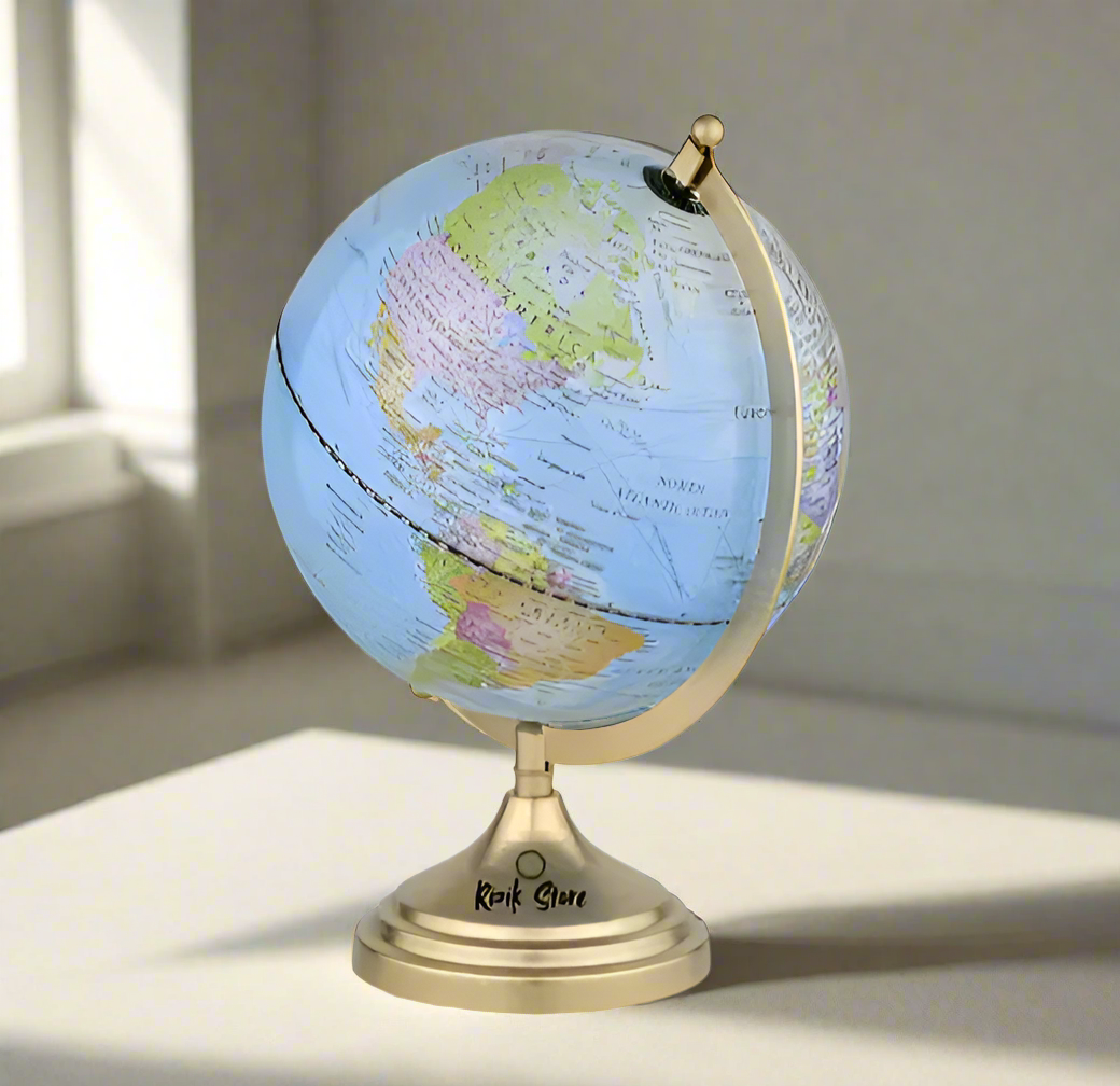 Blue-gold elegance Globe