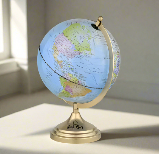 Blue-gold elegance Globe