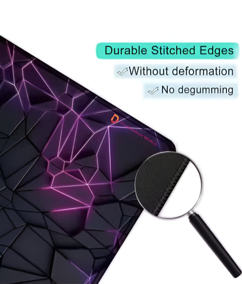 Purple Lightning gaming mouse pad