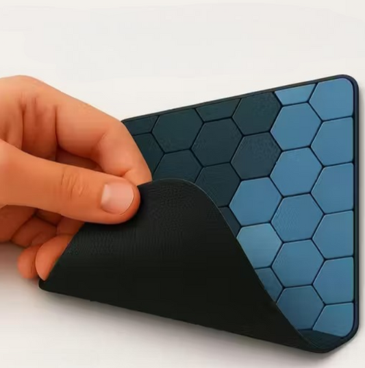Hexawave mouse pad