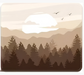 Misty Mountain  Mouse Pad