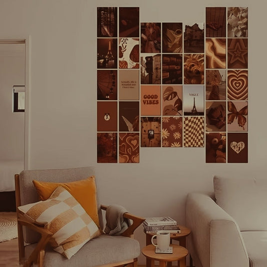 Coffee brown poster set 30+ Pcs