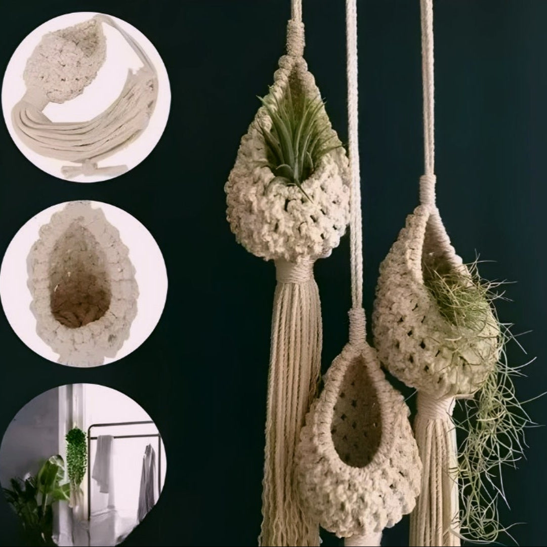 Handwoven Plant Hangers (pack of 3)