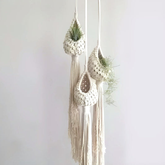 Handwoven Plant Hangers (pack of 3)