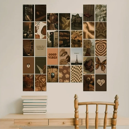 Coffee brown poster set 30+ Pcs