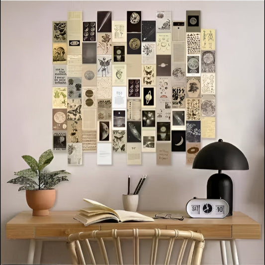 Vintage Green Collage Kit 70Pcs