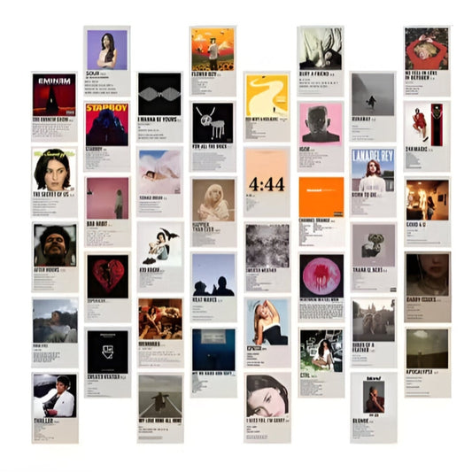 Music aesthetic wall collage kit