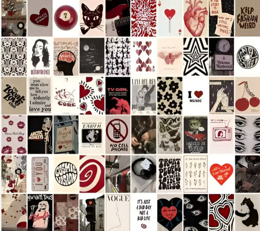 Downtown Girl Wall Collage Kit 60Pcs