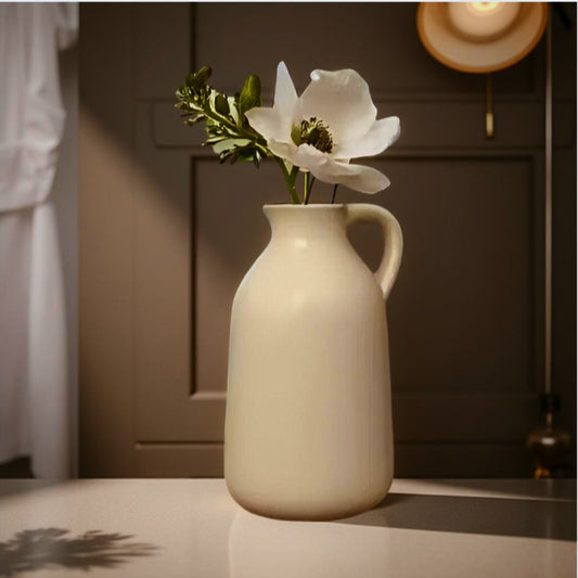 Modern Jug-Style Ceramic Vase